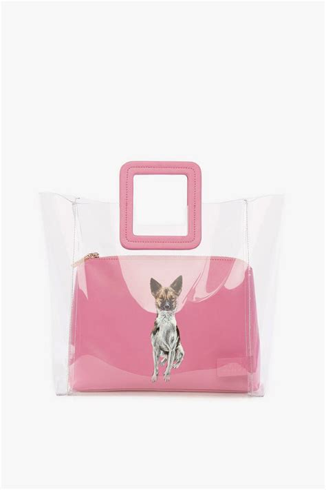 custom dog handbags staud